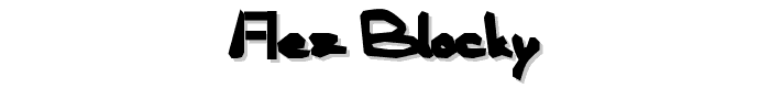 AEZ blocky font